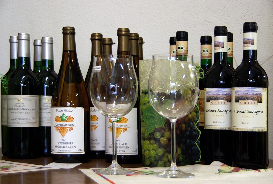 Erlesene Weine, auch aus biologischer Produktion